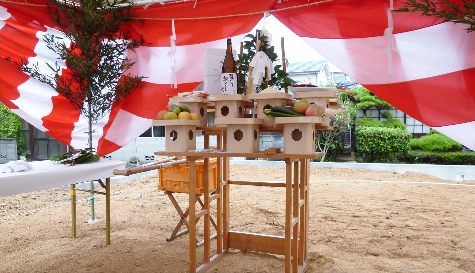 神事（地鎮祭・竣工祭・安全祈願祭など）の企画・運営 イメージ写真